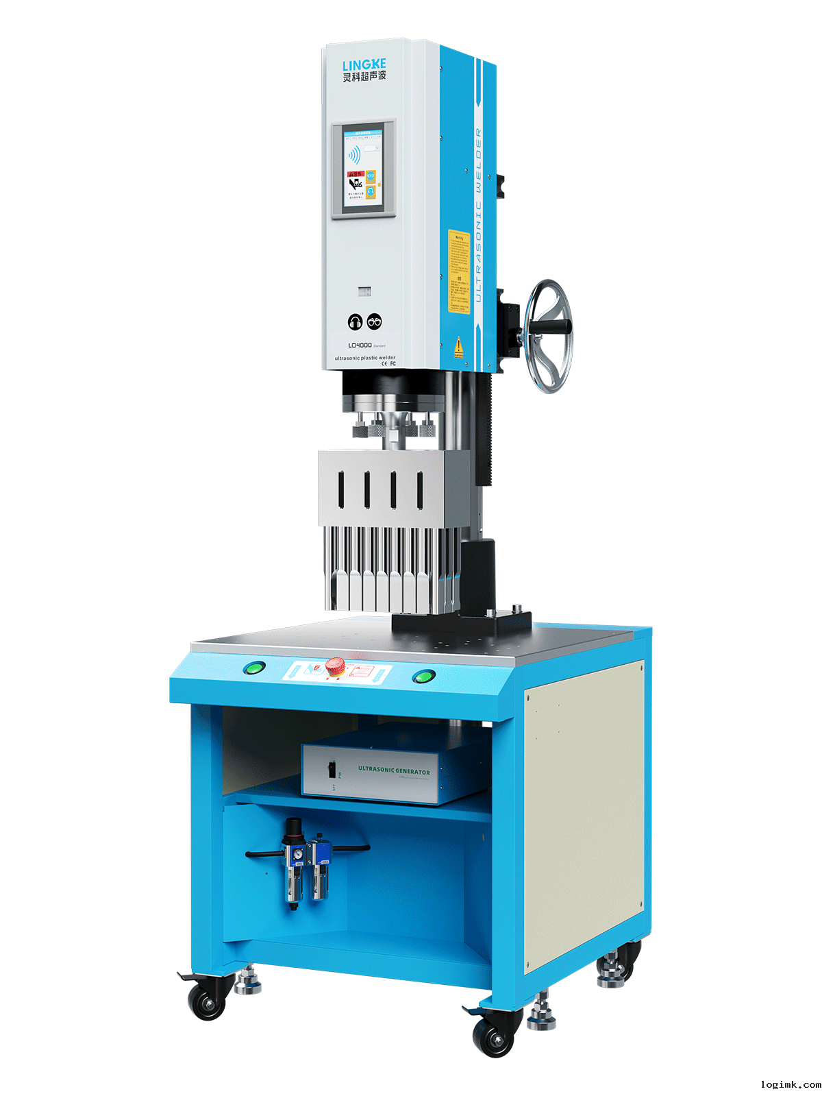 灵科超声波塑料焊接机(圆立柱)15kHz-4200W LO4000 Standard 数字 灵科超声波塑料焊接机(圆立柱)15kHz-4200W LO4000 Standard 数字